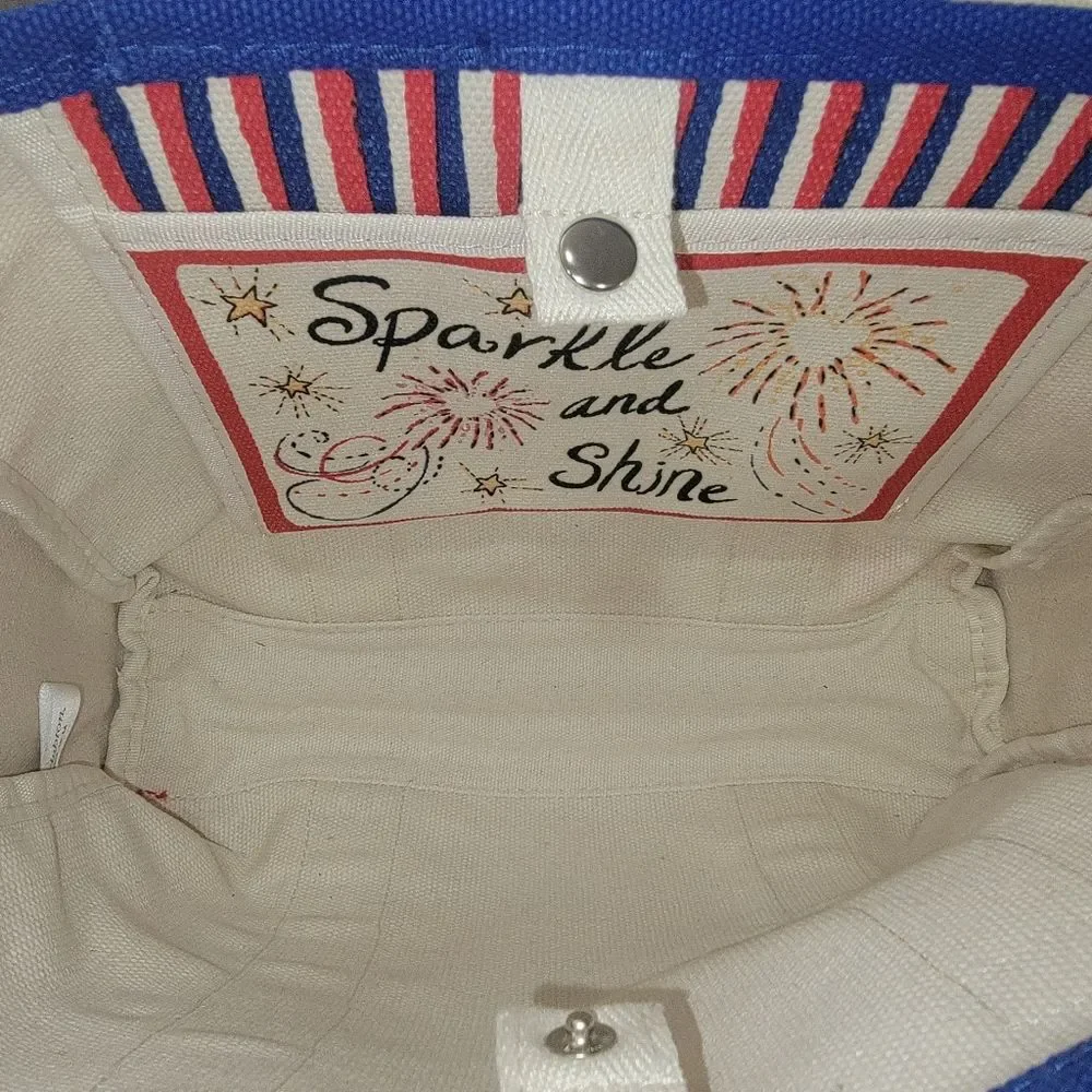 BRIGHTON Red White And You Mini Tote PURSE